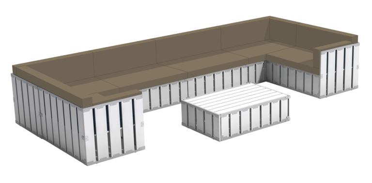 Render CE Lounge - White-Taupe - Configuration 12_LR