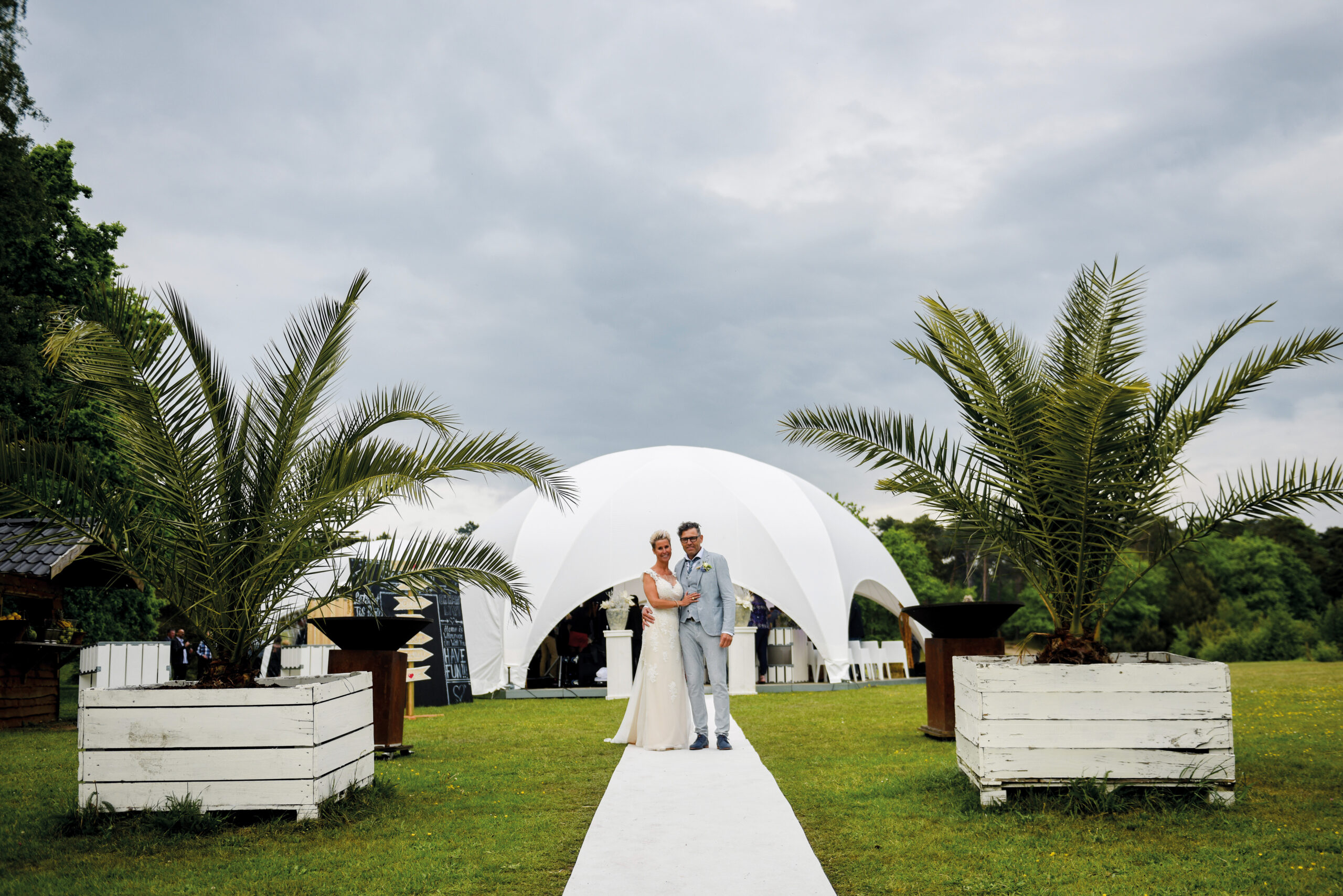 Wedding tent hexadome