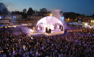 stage covering outdoor