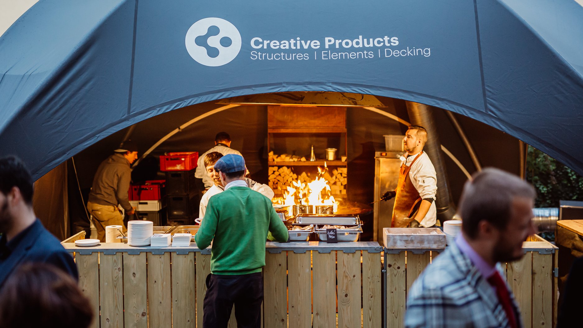 Food vendor tent
