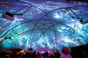 Hexadome Large 360 projection
