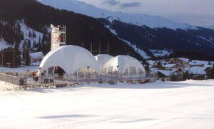 Large winter structure tent