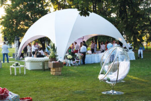 fancy wedding tent