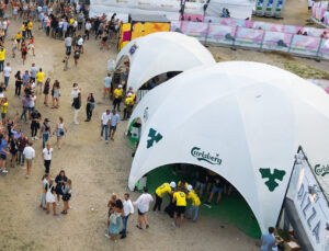 music festival tent