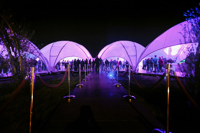 Tents for movie premieres