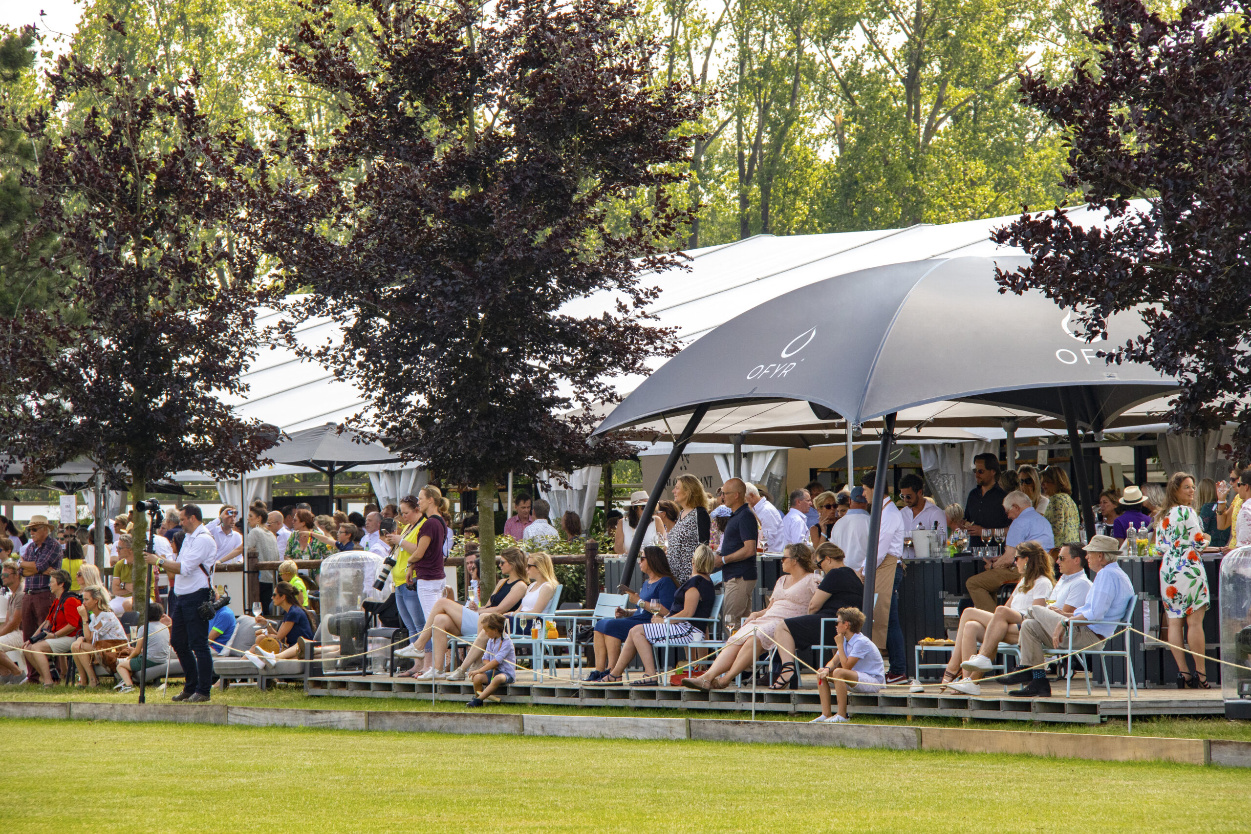 Grandstand seating