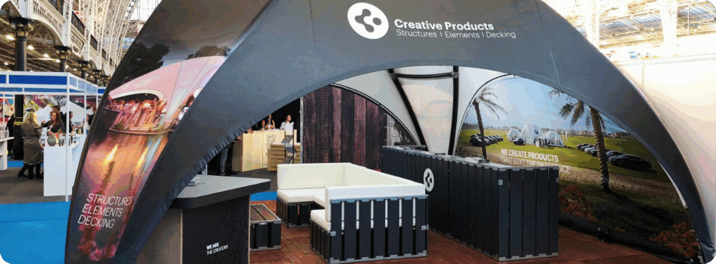 exhibit at trade show